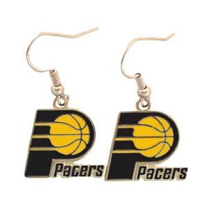 Indiana Pacers Earrings Dangle Style w/Team Color NBA Licensed New
